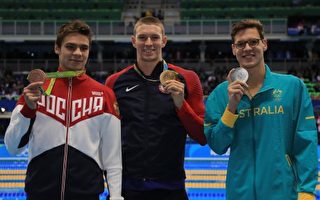 里约奥运男子200米仰泳 拉金获银牌