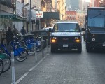 华埠一自行车站拆除 商家拍手