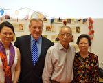 中华会馆主席谈难民艰辛 参议员德宾支持移民