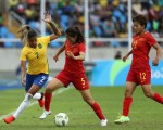 里約2016：桑巴女團3:0大勝中國女足