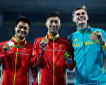 里約奧運進行到第7天，也是田徑類比賽的首日，中國男子競走選手王鎮和蔡 (Jamie Squire/Getty Images)