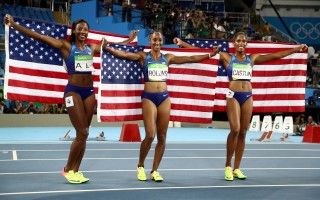 女子100米跨欄 金銀銅三獎美國隊全拿走