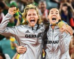 奥运女沙滩排球 德国击败巴西夺金