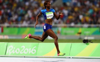 女子400米跨栏 美国选手夺金 奥运首次