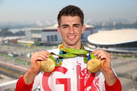 英國人實現奧運體操零的突破，維特洛克奪得自由操和鞍馬兩枚金牌。 (Alex Livesey/Getty Images)