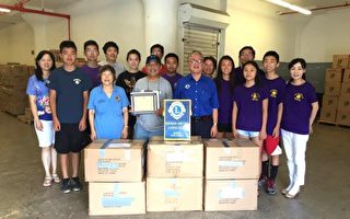 青少獅捐書船運 助菲國貧困孩童