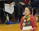 陈倩雯镇定面对示威