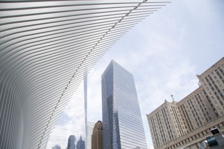 曼哈顿下城街景。