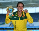 澳洲選手Brayden Davidson在T36級跳遠中，打破殘奧會記錄奪得金牌。（澳洲奧林匹克隊）