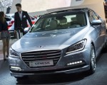 LEIPZIG, GERMANY - May 30: The new Hyundai Genesis Sportlimousine is seen at the 2014 AMI Auto Show on May 30, 2014 in Leipzig, Germany. The show will be open to the public from May 31 through June 8 and features over 50 premieres. (Photo by Jens Schlueter/Getty Images)