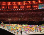 2016年殘奧會於當地時間9月7日晚在巴西里約熱內盧馬拉卡那體育館拉開了帷幕。圖為開幕式上表演。 (Friedemann Vogel/Getty Images)