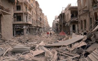 俄军空袭叙利亚一周年 逾九千人丧生