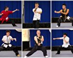 第五届“新唐人全世界华人武术大赛”南拳组参赛选手的比赛中画面。（戴兵／大纪元）