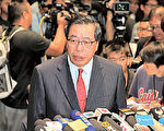 立法會主席梁君彥表示，希望等待法院有裁決後再為兩人監誓。（李逸／大紀元）