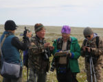 KEEP WALKING夢想資助計畫起跑，今年新增極地科學研究員獎項，赴西伯利亞極圈，研究鳥類生態。圖為台灣
第一支西伯利亞探查隊調查各類生態。（邱銘源提供）（中央社）