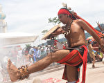 位於中美洲的薩爾瓦多居民在慶祝世界原住民日。 (MARVIN RECINOS/AFP/Getty Images)