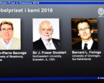 2016諾貝爾化學獎 美法荷三科學家分享