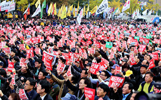 道歉难抚民心 20万韩民众示威吁总统下台