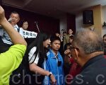 核災食品輸台公聽會 挺反雙方激烈衝突