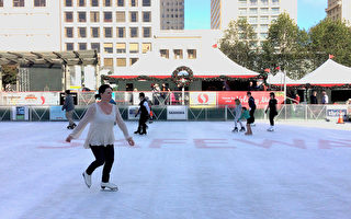 假日季节来了！去旧金山联合广场溜冰吧