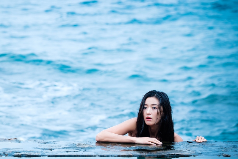 《藍色海洋的傳說》劇照,全智賢飾演人魚。(衛視中文台提供)