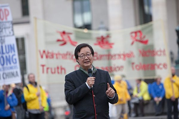 德國國際人權協會(IGFM)中國事務主席吳文昕。(傑森/大紀元)