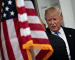 根據CNN最新民調，大多數受訪民眾認為川普會是個好總統。(Drew Angerer/Getty Images)