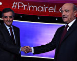 法国右翼总统候选人最后电视辩论花絮