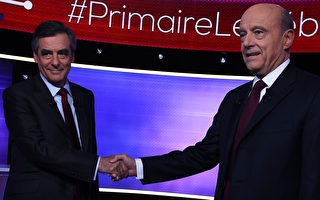 法國右翼總統候選人最後電視辯論花絮