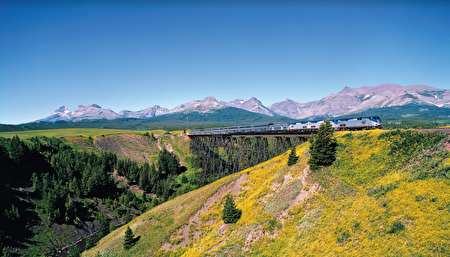 不同線路的Amtrak火車,可以帶你看遍美國各地的美麗風景。(Amtrak 提供)