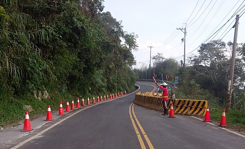 阿里山公路路基修复部分路段交管 大纪元