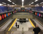 96街的地铁站昨天（22日）对外开放参观。 (舒雅/大纪元)