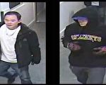 监控录像记录了两名小偷闯入蒙市永合丰盗窃的情景。（蒙市警局提供）