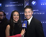 好莱坞亚裔明星 Brian Tee获得宝马汽车终极驾驶奖。（薛文/大纪元）