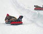 迦南谷渡假村是中大西洋地区最长的高地滑雪（Snow Tubing）场的所在地，拥有多条长1,200英尺的滑道。（迦南谷渡假村提供）
