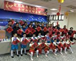 羅東鎮 贈春聯 暨金雞報喜鋁線作品