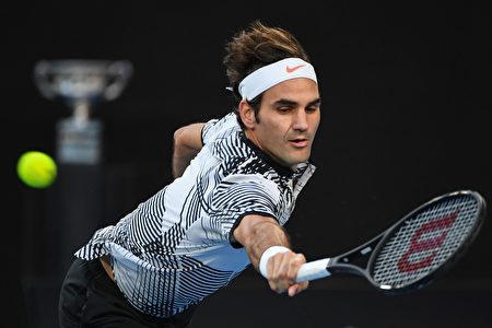 费德勒。 (Photo credit should read WILLIAM WEST/AFP/Getty Images)