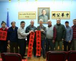 中華公所邀書法家免費寫春聯