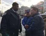109警局長巡訪商家 問候長江超市老闆