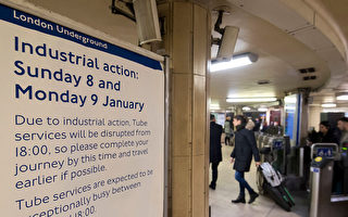伦敦地铁罢工24小时 上班族苦不堪言
