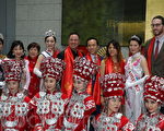 2月3日下午，州府华裔官员邀旧金山华人齐贺新年。（李霖昭/大纪元）