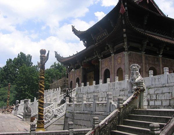藏有金地藏肉身的九华山肉身宝殿（维基百科公有领域）