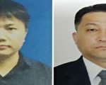 高丽航空公司职员金玉日（左）和朝鲜驻吉隆坡大使馆二等秘书玄光成（右），被马来西亚警方列为嫌疑人。（AFP）
