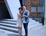 左起：曹蘭、謝祖武最近一起演出校園喜劇《老爸上身》。（CHOCO TV提供）
