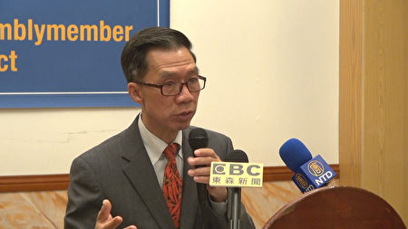 加州州眾議員周本立。(劉坤明/大紀元)