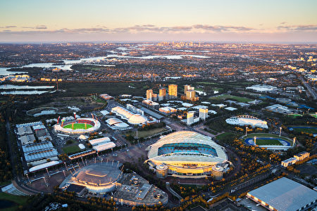 奥林匹克公园的地理位置介于已有的悉尼市CBD和新兴的Parramatta第二CBD之间的枢纽位置，所以将会有最好的发展前景。（Mirvac提供）