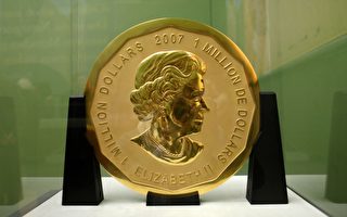 德一枚百公斤重金币遭窃 市价450万美元