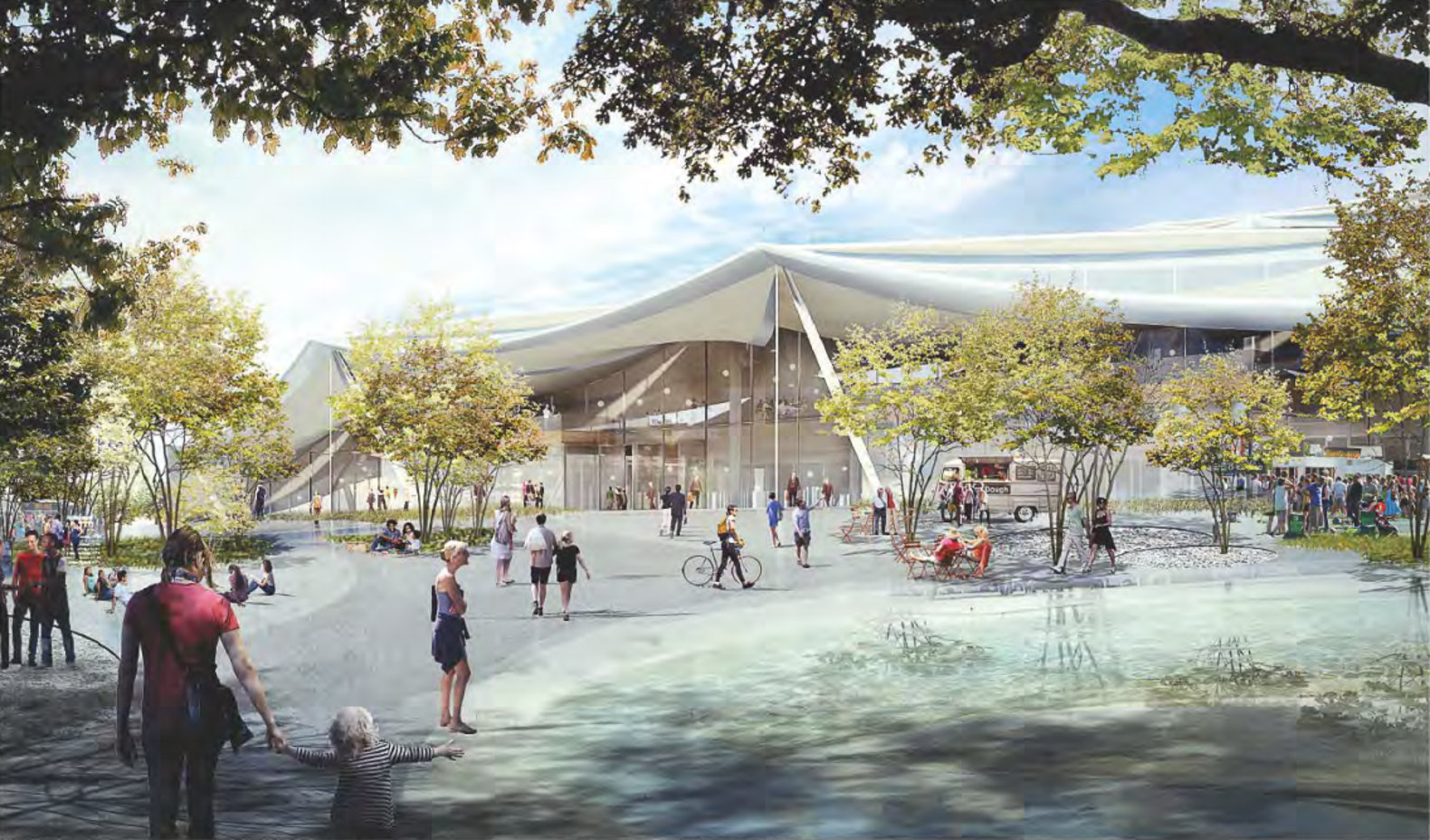 谷歌硅谷总部新园区获批准好似波浪大帐篷| 谷歌总部| 山景城| Mountain View | 大纪元