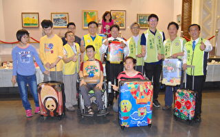 臺灣畫話協會4月26日起至5月16日止，在彰化藝術館推出「築夢‧協奏曲~身心障礙者藝術創作展」。（郭益昌/大紀元）