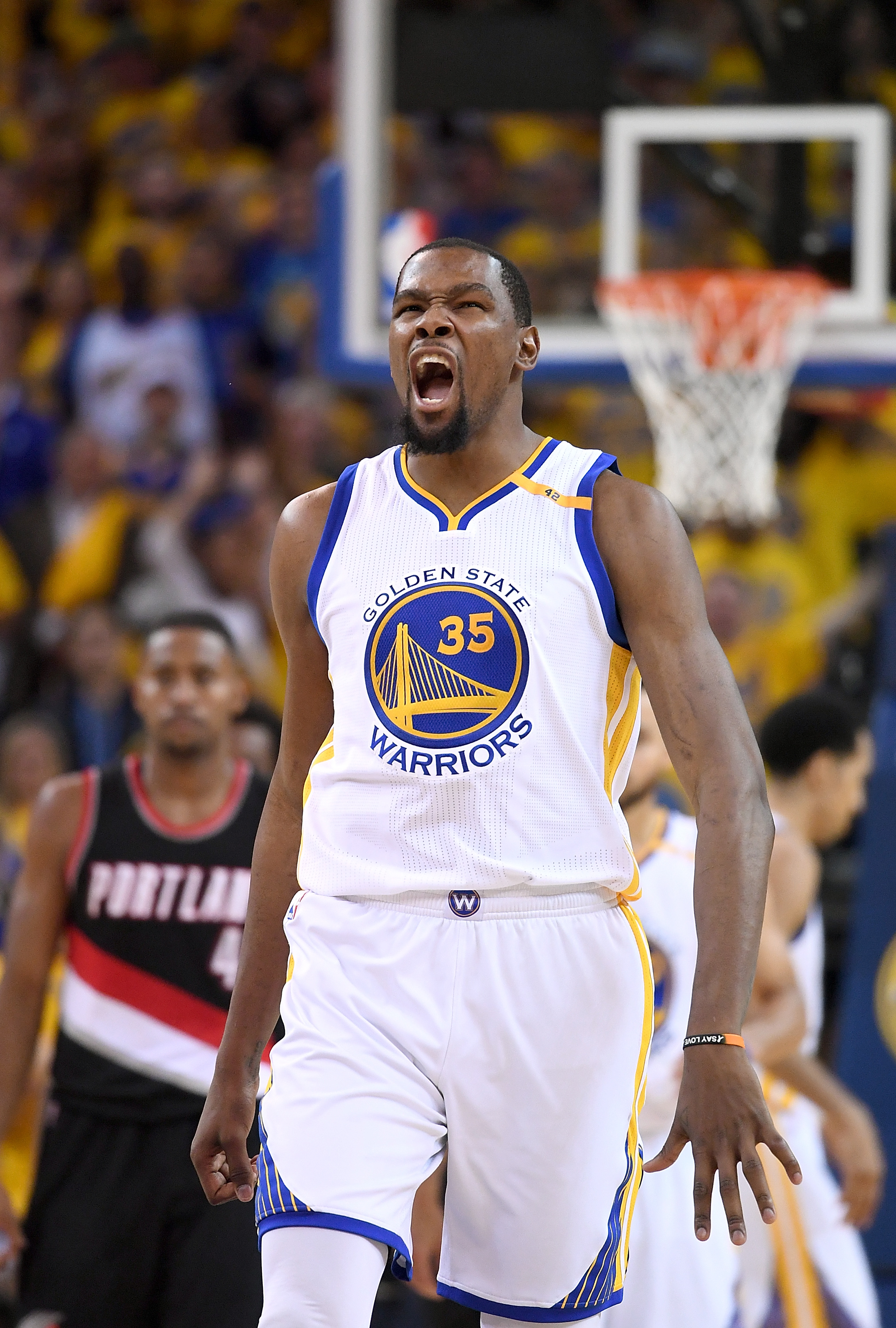 杜兰特。 (Photo by Thearon W. Henderson/Getty Images)